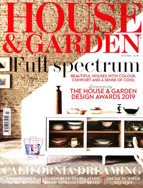 Cover of press item: House & Garden July 2019